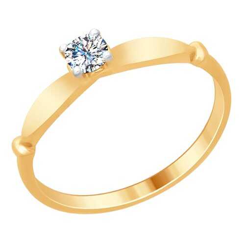 Кольцо женское SOKOLOV из серебра со Swarovski Zirconia 89010095 р.16.5 в Вальтера