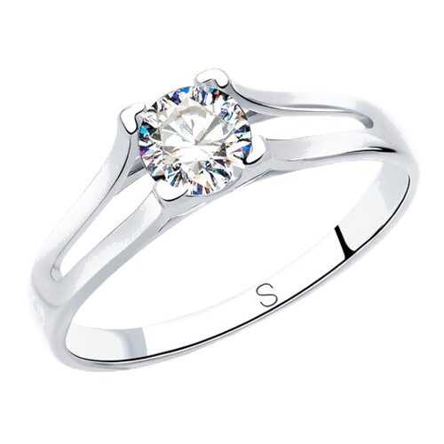 Кольцо женское SOKOLOV из серебра со Swarovski Zirconia 89010119 р.19.5 в Вальтера