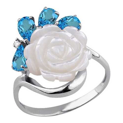 Кольцо женское Aquamarine 6571205 р.18.5 в Вальтера