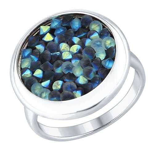 Кольцо женское SOKOLOV из серебра с кристаллами Swarovski 94012430 р.17 в Вальтера