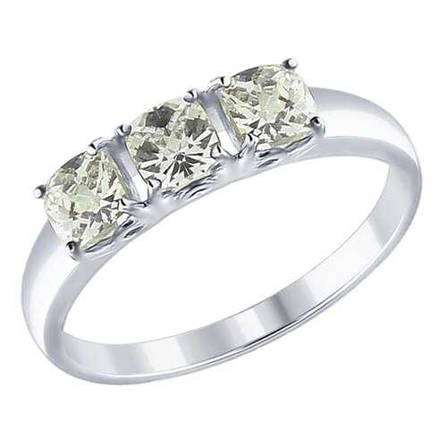 Кольцо женское SOKOLOV из серебра со Swarovski Zirconia 89010063 р.18.5 в Вальтера