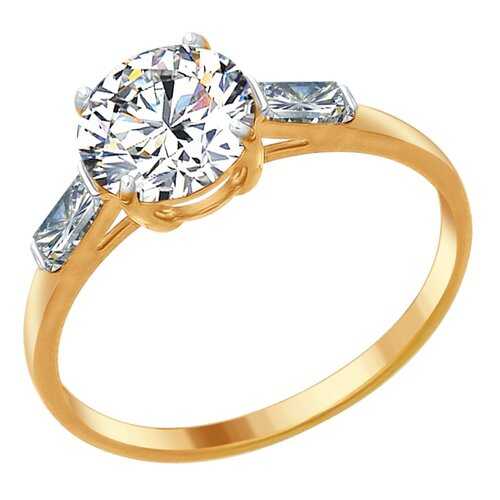 Кольцо женское SOKOLOV из серебра со Swarovski Zirconia 89010077 р.17 в Вальтера