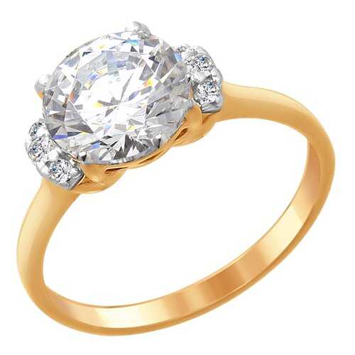 Кольцо женское SOKOLOV из серебра со Swarovski Zirconia 89010088 р.16.5 в Вальтера