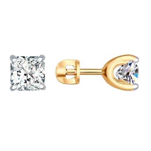 Серьги SOKOLOV из серебра со Swarovski Zirconia 89020084 в Вальтера