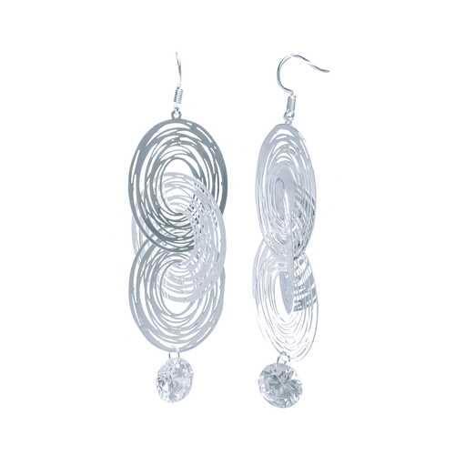 Серьги Corona style B002EFA15193-SILVER в Вальтера