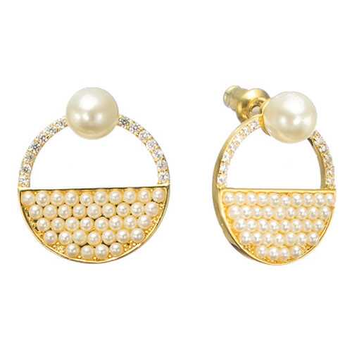 Серьги Corona Style B005E1127483 золотистые в Вальтера