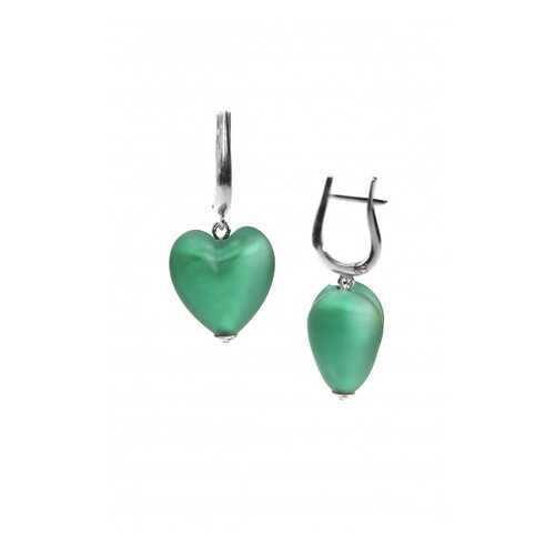 Серьги Cuori изумрудные в Вальтера