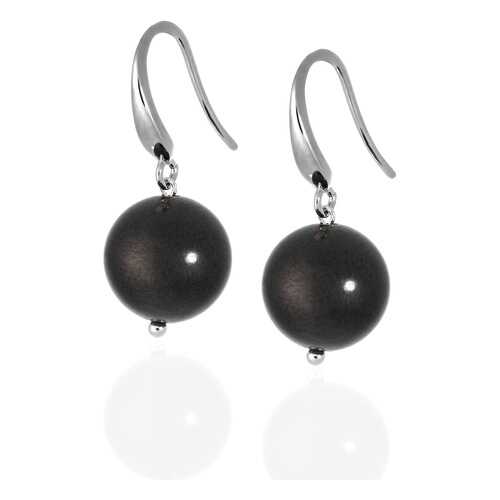 Серьги Lattrice 54666127 черные в Вальтера