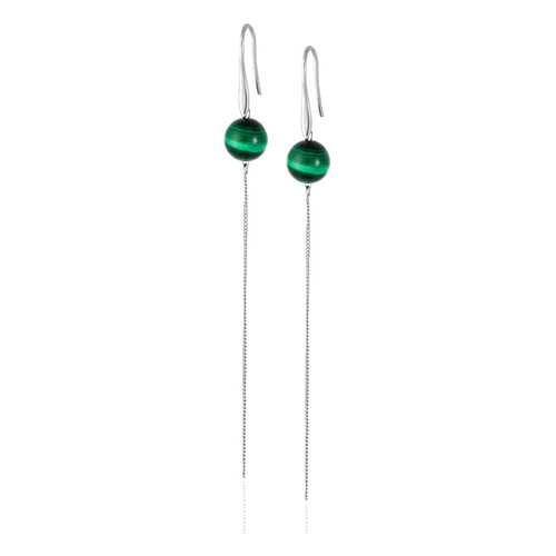 Серьги Lattrice, вставка малахит, артикул 54655840 в Вальтера