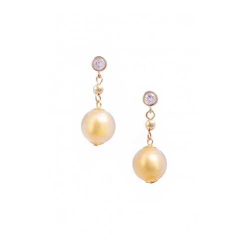 Серьги Perla Appeso Matt 09030733 золотистые в Вальтера