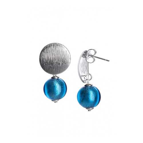 Серьги Perla Metallo Rotondo Grande 09030617 голубые в Вальтера