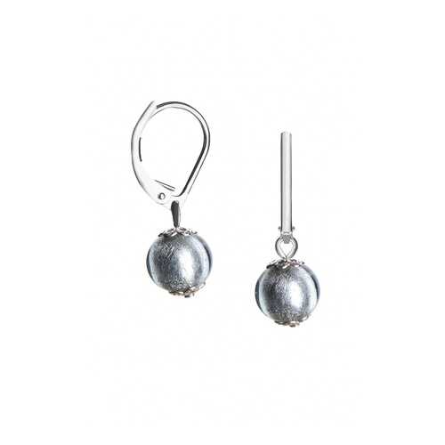 Серьги Perla Piccolo Argento 09030704 серые в Вальтера