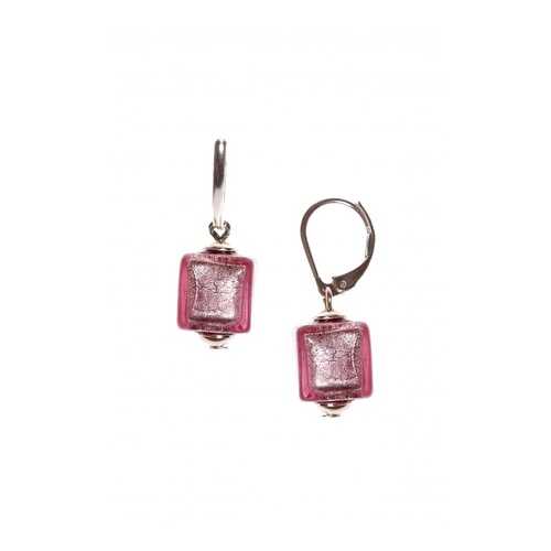 Серьги Perla Piccolo Cubo 09030266 аметист в Вальтера