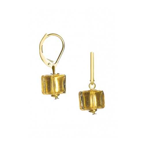 Серьги Perla Piccolo Cubo 09030266 золотистые в Вальтера